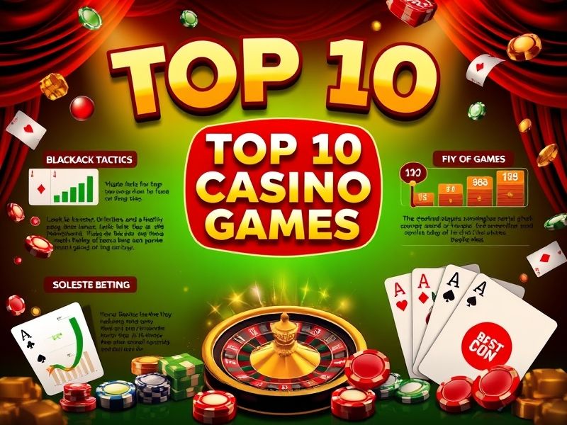Discover the top 10 casino games of 2024, ranked by popularity, odds, and player engagement. Learn which games offer the best payouts and how to play them like a pro.
